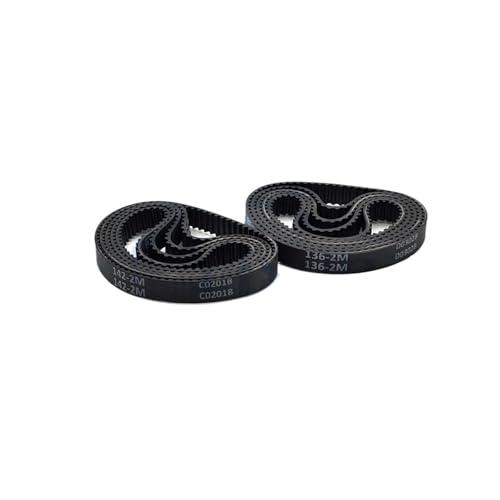 Courroie de distribution fermée 2M pour aspirateur 128mm lot de 3 - 2