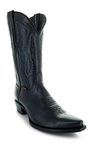 Soto Boots Mens Burnished Snip Toe Cowboy Boots H500302
