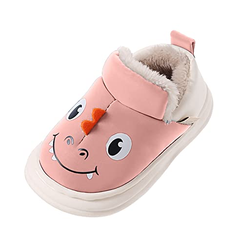 Chinelos de algodão infantis meninos desenho animado smlie bolsa de dinossauro com sapatos de algodã