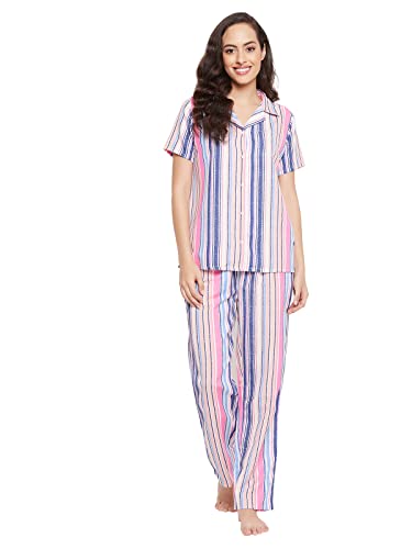 Image of Clovia Women Rayon Pajama Set
