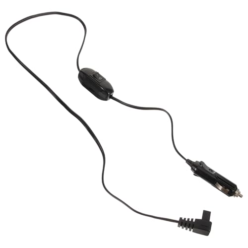 Zerodeko Car Fridge Power Cable with Switch Compatible Power Supply for Car Refrigerators Stable Output Easy Plug and Play Design for Daily Use