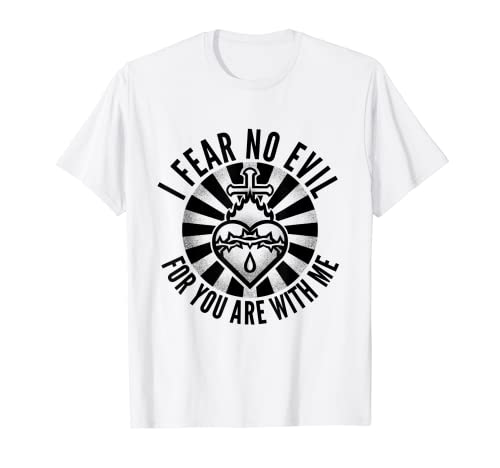 Sagrado Corazón de Jesús Cita Miedo Camiseta