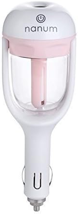 Aix [2 in 1] Nanum Car Air Humidifier and Aromatherapy Essential Oil Diffuser (Pink)