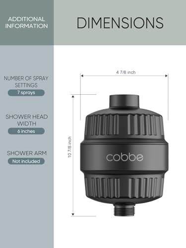 Cobbe Hd Heavy Duty High Output Shower Filter – 99% Removal Shower Head Filter For Hard Water thumb #6
