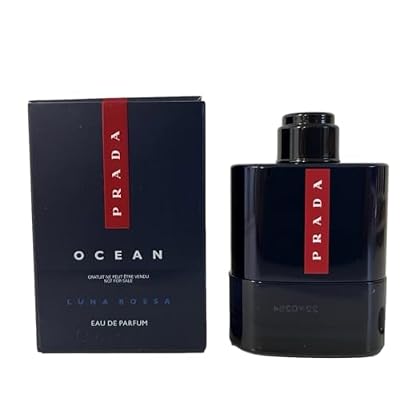 Prada Men's Luna Rossa Ocean Eau de Parfum EDP, Mini, 9 ml, .3 oz
