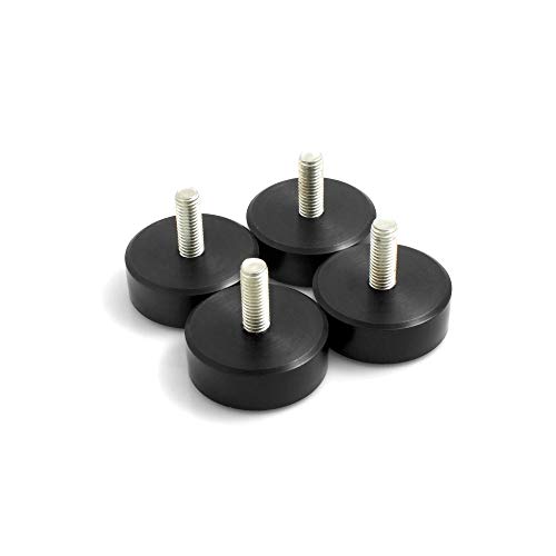 Preisvergleich Produktbild Design61 4er Set Möbelfüße Sofa Füße Möbelgleiter Möbeluntersetzer Sofa Sessel zum Anschrauben 20 mm