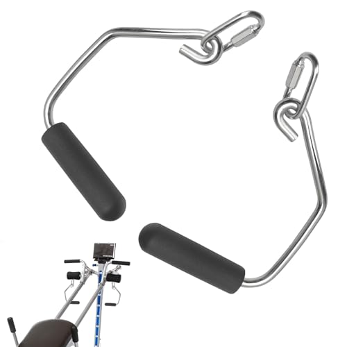 WHMYZHL Open Ended Chrome Grip Handles Compatible with Total Gym Home Workout Machines 2000 2200 2500 3000 3000XL XL XLS - for Supra Electra FIT Gym Accessories Handles