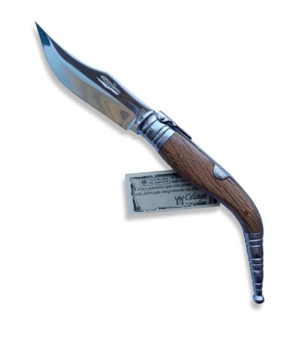 Couteau Celaya Classic Albacete Bandolier Aluminium bois de chêne n 1