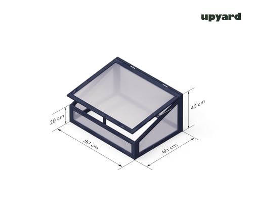 Serre pour plate-bande surélevée Upyard 80x60x40 cm - 3