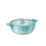 YANYUESHOP Olla Caliente Mejorada, Olla rápida para Fideos, Huevo, arroz Frito, Ramen, Avena, Sopa con Control de Temperatura, Verde