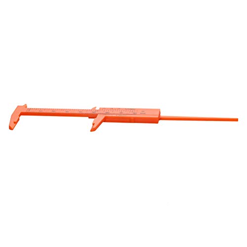 Calibrador Vernier plástico 80mm para medición precisa miniatura 4