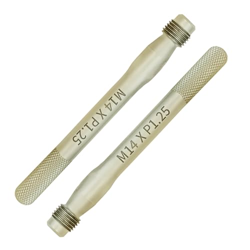 JEUCLEL 2PCS M14x1.25 Wheel Hanger Alignment Pin Guide Tool, Rim