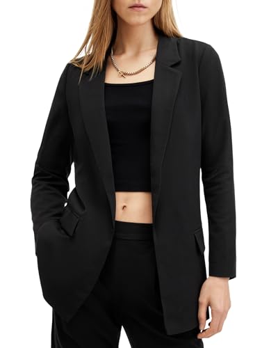 (取寄) オールセインツ レディース アレイダ トライ ウェストコート AllSaints women Aleida Tri Waistcoat Turbulence Grey Allsaints Women's Blazer Aleida Tri Blazer UK 4/US 0 at Amazon