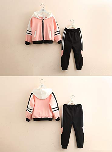 YUEGUANG キッズ ジャージ 上下セット 女の子 スウェット セ