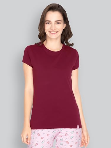 Image of Lyra Women's Cotton Regular Fit T-Shirt