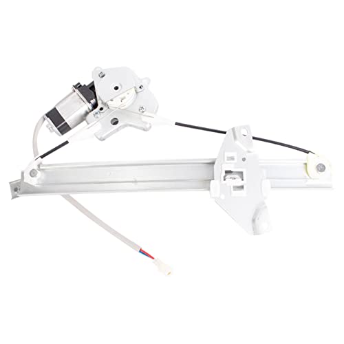 Image of TRQ Rear Driver Side Power Window Motor and Regulator Assembly Power Compatible with 1992-96 Toyota Camry Sedan 1st VIN Digit J