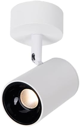 Pack of 2 LED Ceiling Spotlight Anti-Glare High CRI Picture Light Fixture Kit Head Focusing Lamp Surface Mounted Indoor Lighting White Pure White