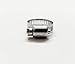 Foreverbolt 4000216 0.43 in. to 25-32 in. SAE 6 Silver Hose Clamp Stainless Steel Band