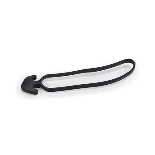DOJA Industrial | Goma Ancla de 10cm | Pack 400 | Tensor Goma de Caucho para tutores para Plantas huerto Urbano | Tensor Elastico Lona Camping Piscina | Clips Plantas Flores olivos | Tension Fuerte