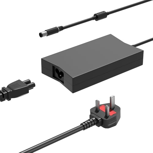 SLRIOYS 130W 7.4mm Tip Charger LA130PM121 DA130PE1-00 Compatible with Dell Inspiron 14 15 5000 7000 Gaming,G3 G5 3579 3590 5500,D6000 Docking Station,XPS L702x,Precision 3579 3590 M4400 M4500 Laptop