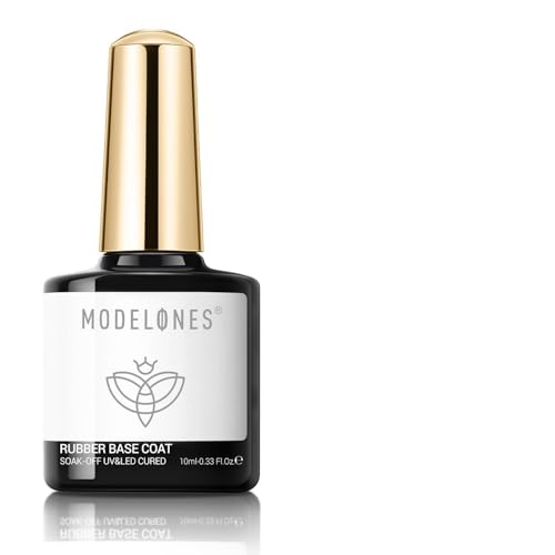 modelones Milky White Builder Nail Gel Rubber Base Coat Sheer White