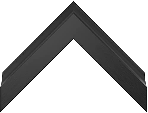 Frame My TV Deco TV Frames Alloy Scoop - Anodized Black Bezel Compatible ONLY with Samsung The Frame TV (65\", Fits 2021-2025 Frame TV)