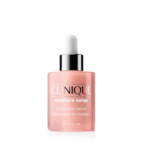 Clinique Moisture Surge Active Glow Serum with Lactic Acid, Hyaluronic Acid + Vitamin C | Hydrating, Lightweight + Oil Free​