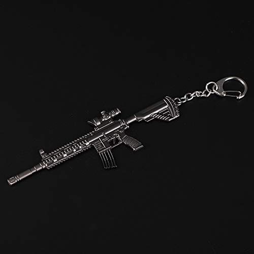 BGTR Keyring Keychain Fashion PUBG Eat Chicken Keychain Battlegrounds Backpack Battle Frying Pan Helmet 98k Key Ring Woman Man Jewwlry Keyrings Keychains Key Chains Key Rings (Color : 91)