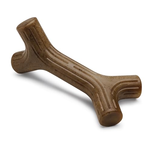 Benebone Juguete masticable Indestructible para Perros para masticadores agresivos, rompedor de aburrimiento Resistente de Larga duración para Perros, Sabor a Tocino Real, para Perros Grandes,