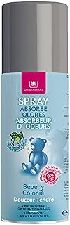 CRISTALINAS. Aerosol Ambientador & Absorbe Olor Natural Spray. Ultra Concentrado. Aroma: Bebé y Colonia. (Pack 2)