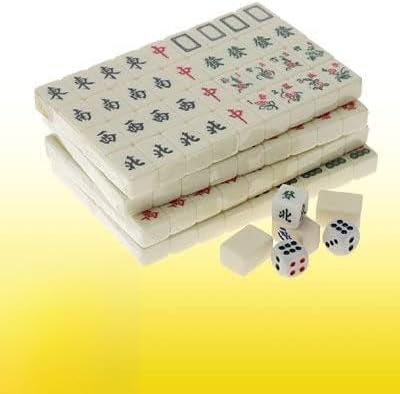 Portable Chinese Mahjong Mah Jong Tiles Set
