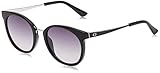 Protective case included Guess GU 7459 Gafas de Sol, Negro (Shiny Black/Gradient Smoke), 52 para Mujer