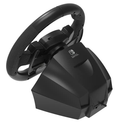 HORI Volante de Corrida PRO Deluxe Compatível com Nintendo Switch - Licenciado pela Nintendo