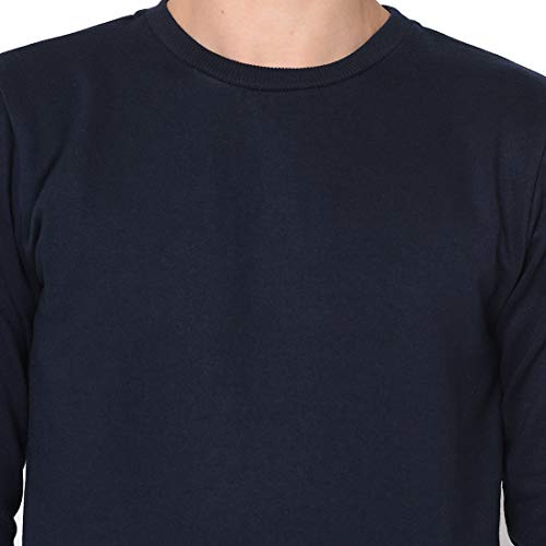 Image of Rigo Fleece Printed Round Neck Sweatshirt for Men | Full Sleeves Sweatshirt for Men | Casual Wear & Stylish Sweatshirts for Men