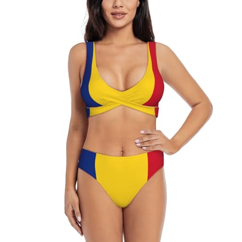 Maillot de bain Roumanie contrôle du ventre deux pièces bikini femme