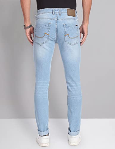 Image of Arvind Skinny Fit Distressed Jeans
