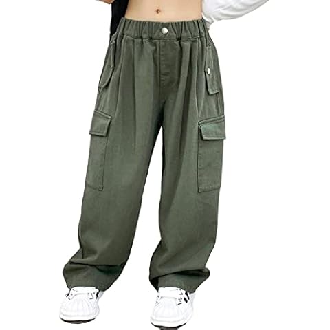 iEFiEL Girls Cargo Pants for Casual Wear Cover