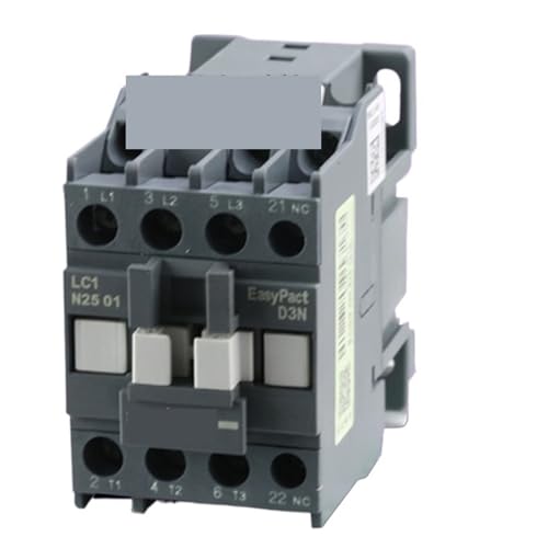 Contacteur AC 25A LC1N2501Q5N avec contacts 3 NO et 1 NC bobine 380V