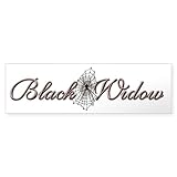 CafePress Black Widow Bumper Sticker 10