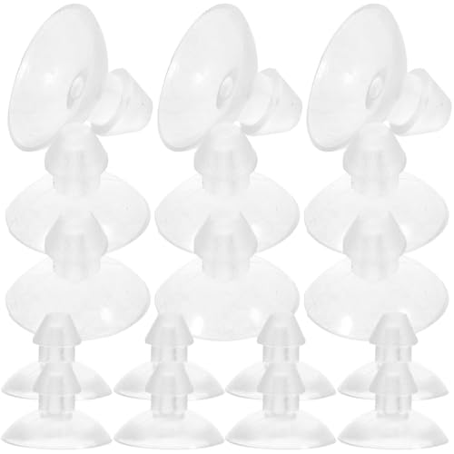 ULTECHNOVO 100 Piezas Ventosa Transparente Pequeña De Alta Resistencia Ventosas Para Mesas Para Ventanas Para Colgar Objetos Escenarios Interiores