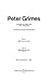 Produktbild Peter Grimes: Oper in 3 Akten und einem Prolog. op. 33. Textbuch/Libretto.: Opera in 3 acts and a prologue. op. 33. Livret.