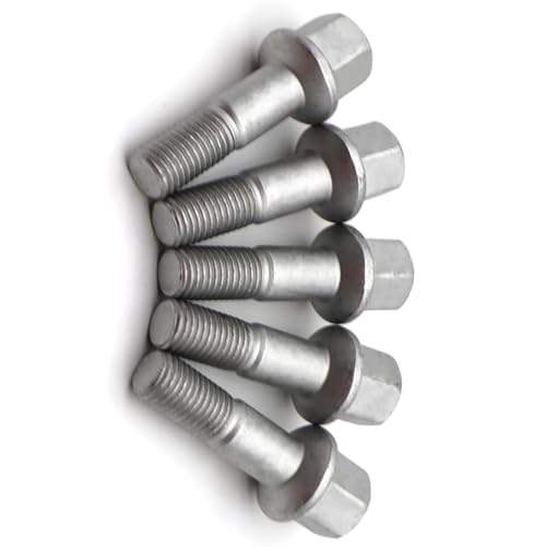 自動車ホイールのラグボルト Compatible With C124 1987-1993 ホイールおよびベアリング取り付けボルト交換用スチールタイヤボルト交換用 OEM:0009901007 0009904807 と互換性あり