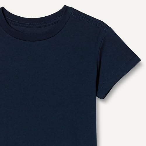 Image of Amazon Essentials Girls and Toddlers' Girls and Toddlers 3-Pack Short Sleeve T-Shirts