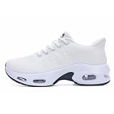 Women's Slip on Walking Sneakers Tennis Shoes Fashion Sneaker Easy to Wear White US 8.5