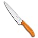 Victorinox 6.8006.19L9B Couteau à découper, Acier Inoxydable, Orange, 30 x 5 x 5 cm