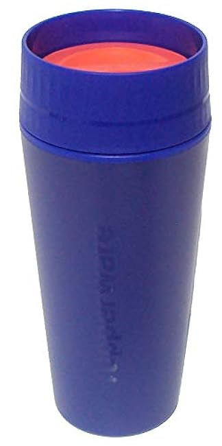 Tupperware Commuter Mug Travel Cup 16 oz in Blue