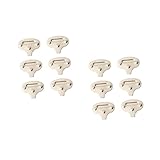 Operitacx 2 Series Accesorios Para Máquinas De Coser Capturas Partes Máquinas De Coser Herramientas Tornillos Etiqueta Pestillo Destornillador Cremallera Fijador Caso Metal Silver 6 Piezas*2
