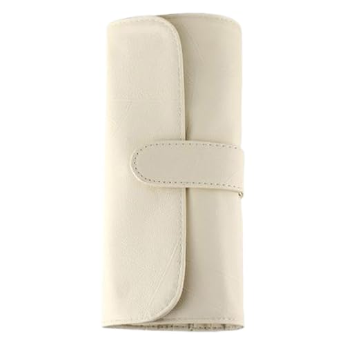 Teksome Porte-Pinceau de Maquillage de Voyage, étui de Voyage pour maquilleur - Pochette à pinceaux cosmétiques - Pochette à pinceaux de Grande capacité, Sac en Rouleau à Fermeture éclair,