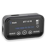 YUEHISY HiFi Lustless Music Player mit BT 5.3-1,47 "Touchscreen -MP3 -Player mit 32 GB Speicher, Eingebauter Lautsprecher FM -Radio, Sprachaufnahme, Zum Laufen, Joggen