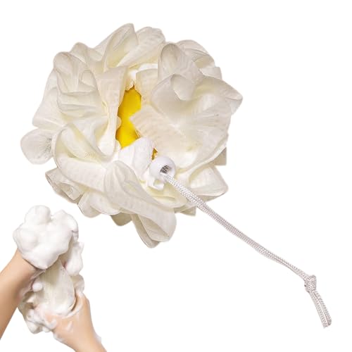 Esponjas de baño para ducha, limpiador corporal suave, productos multifuncionales para el cuidado personal, antiarañazos, con de jabón para hombres y mujeres, uso diario, viajes